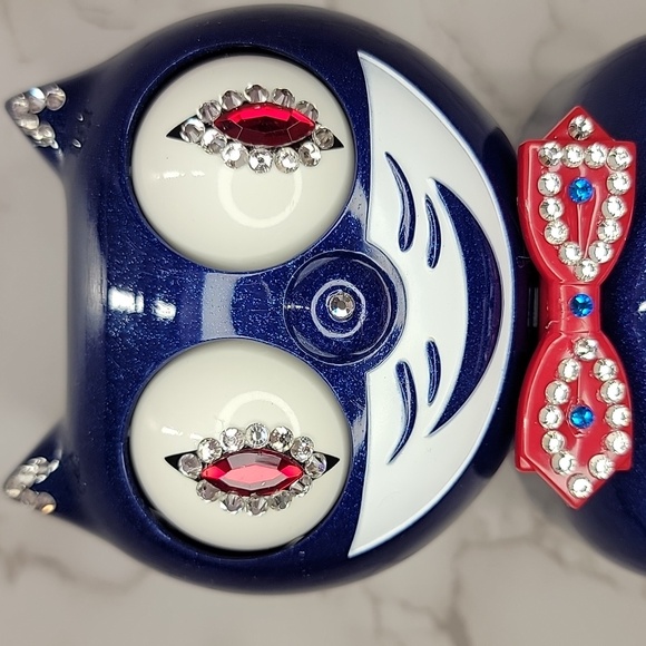 Kit-Cat Klock Other - Rare Jeweled Red, White & Galaxy Blue Kit-Cat Klock LIMITED EDITION